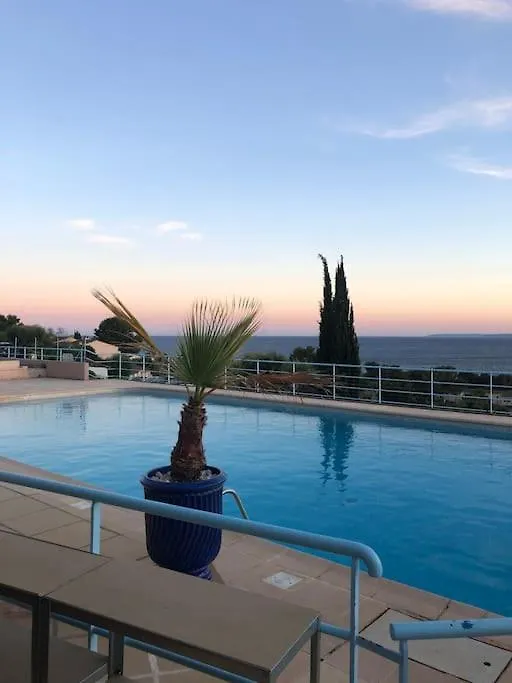 Appartement Vue Mer Et Esterel Avec Piscine Saint-Raphael